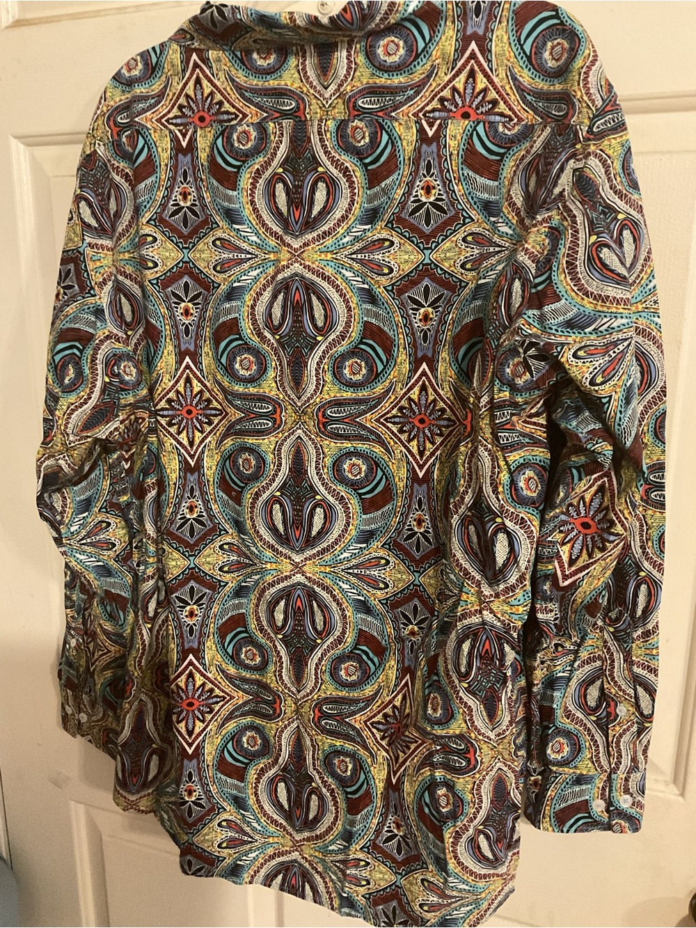 Daniel Cremieux Men's Multicolor Paisley Button-Up Shirt SZ.XXL. 52” Chest 32” L - Picture 4 of 5